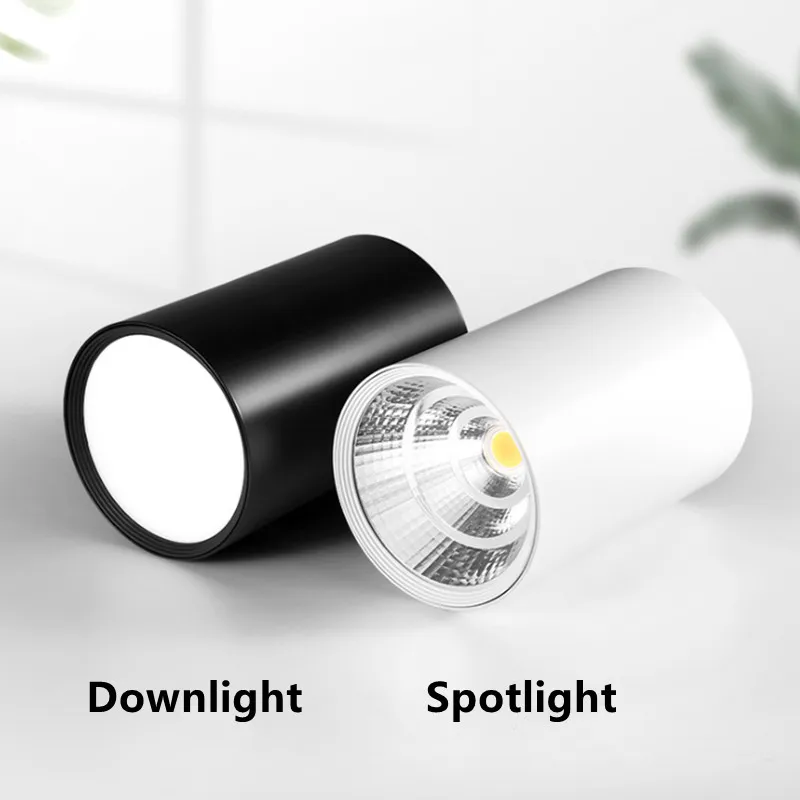 

Диммируемый светодиодный потолочный светильник COB, поверхностного монтажа, s 5 Вт, 7 Вт, 9 Вт, 12 Вт, 15 Вт, 18 Вт, светодиодный потолочный светильни...