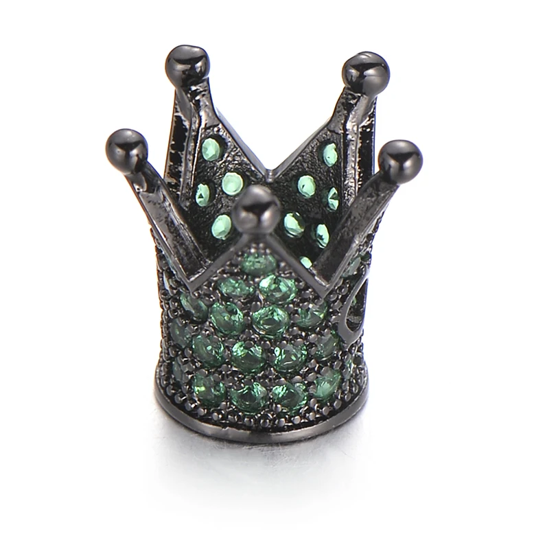 Pipitree трендовые бусины в виде короны розового синего зеленого цвета с кубическим