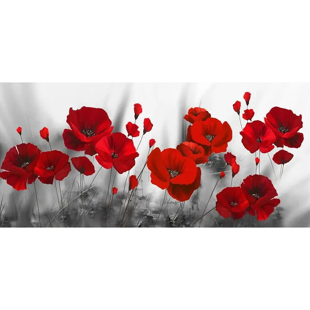 

5D Full Round Drill Diamond Painting Flower DIY Cross Stitch Mosaic Embroidery Rhinestone Picture Wall Art Xmas Gift