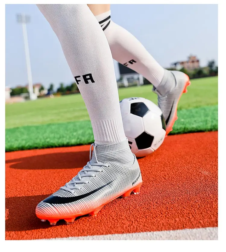 Для мужчин, молодых мальчиков Elite FG NJR SHHH 12 Superfly VI 6 360 CR7 низкая Лодыжка Ronaldo Мужская Спортивная обувь taquets размер 32-44