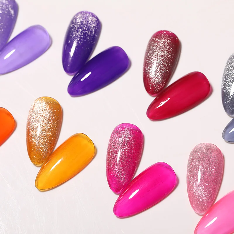 Гель лак BORN PRETTY для ногтей прозрачный желеобразный розовый гель полупрозрачный