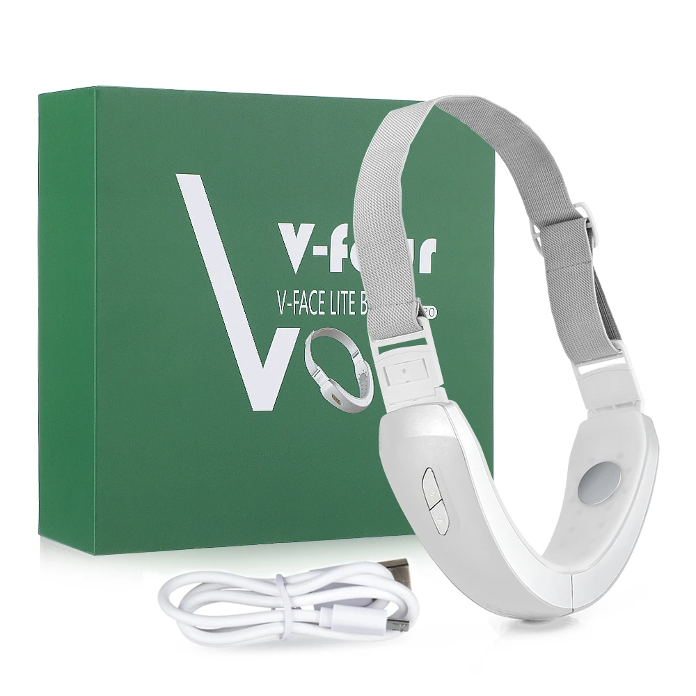 

Facial Massager LED Photon Therapy Face Slimming Vibration Device Cellulite Jaw Face Lifting Machine Reduce Double Chin Belt