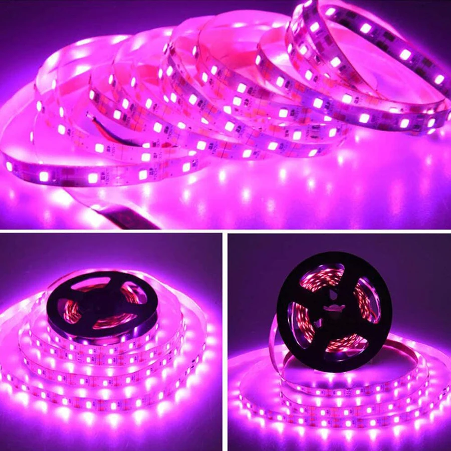 Светодиодная лента полного спектра для выращивания растений s 2835 SMD