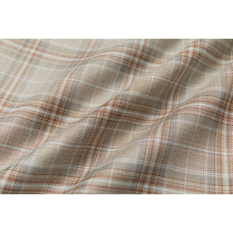 

Plaid Casual Shorts Women 2021 New Spring Summer High Waist Slim Loose Straight Wide-leg Pants Simple Fashion All Match Pants