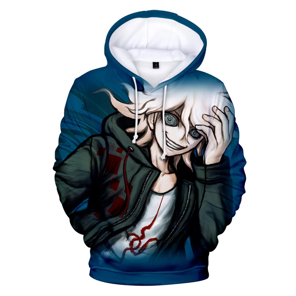 

2021 Anime Hoodie Men Hoodies Sweatshirt Women Nagito Komaeda 3D Print Casual Hoodie Boys/girls Harajuku Clothes