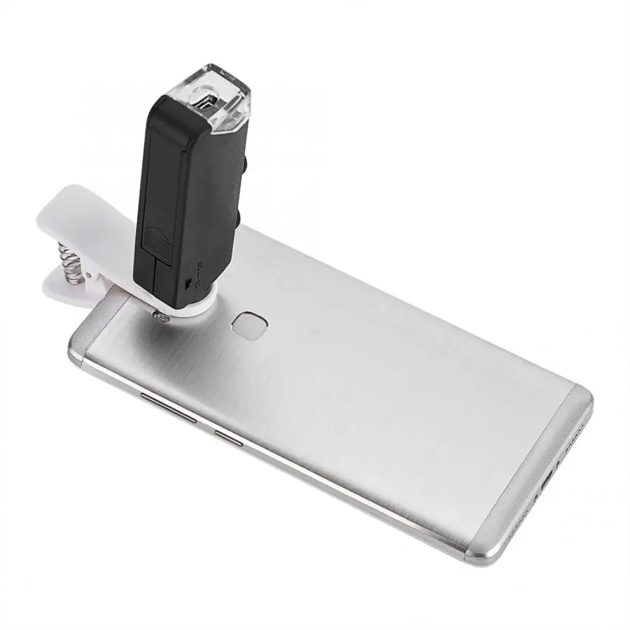 60X 100X оптический зум светодиодный объектив микроскопа с зажимом для мобильных