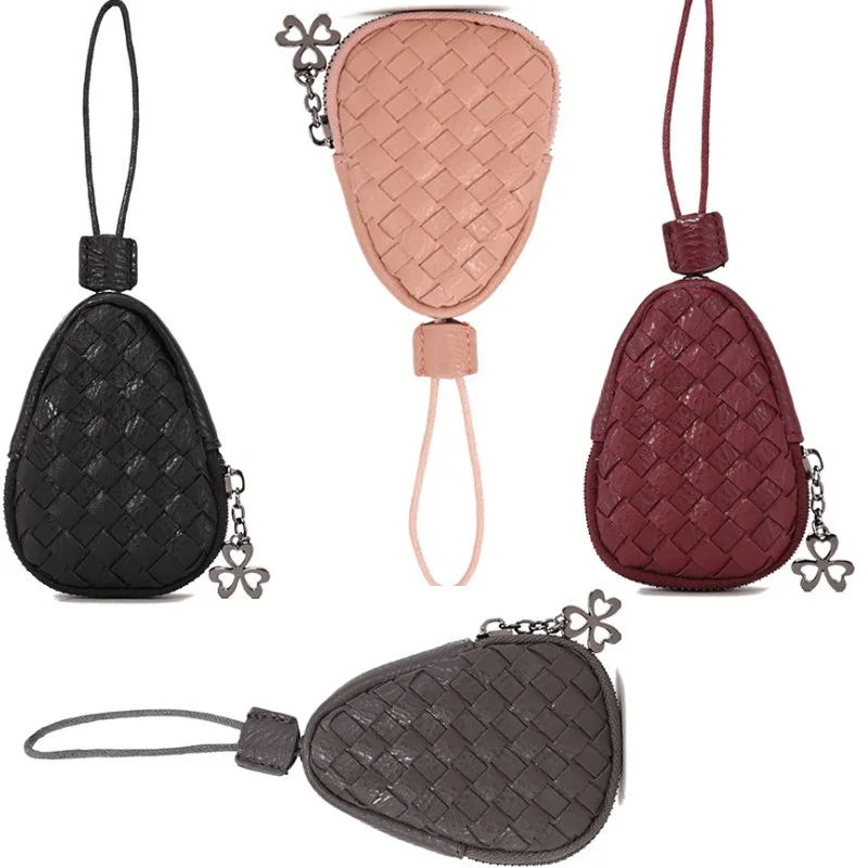 Новинка 2019 плетеный кошелек ручной работы милая круглая сумка для ключей