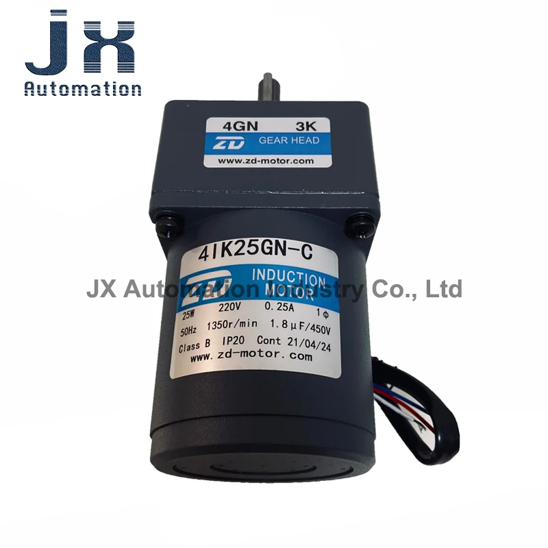 Индукционный двигатель переменного тока ZD 25 Вт 220 В 4IK25GN-C-4GN30K