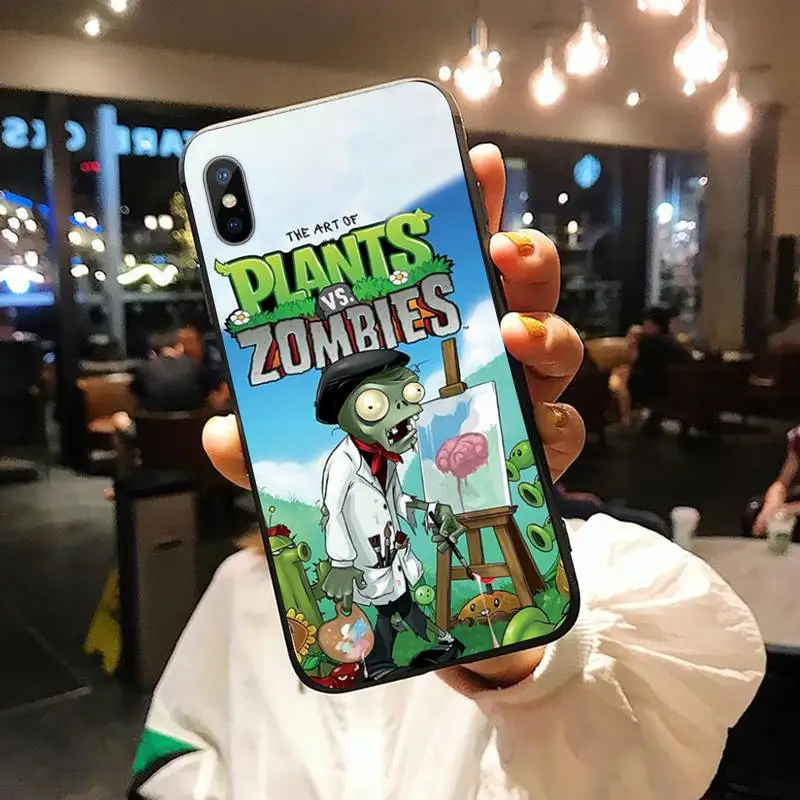 

Plant Zombie Game PVZ high quality luxury Phone Case shell for iPhone 11 12 pro XS MAX 8 7 6 6S Plus X 5S SE 2020 XR