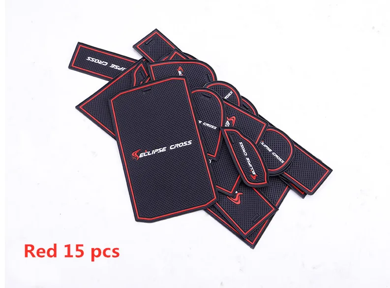 

Door groove pad special water coaster anti-slip mat decorative interior storage slot For Mitsubishi Eclipse Cross 2018 2019
