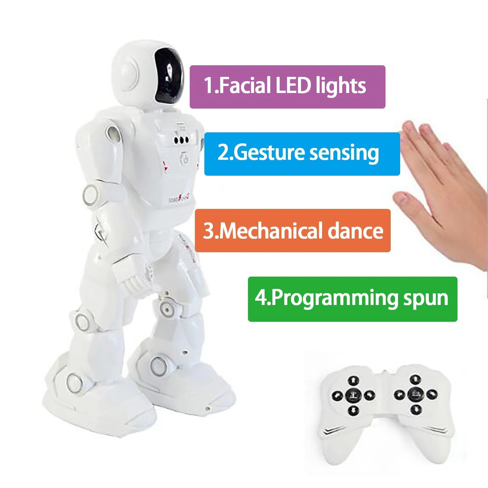 Remote Control Robot Multi-function RC Gesture Sensing Intelligent Dance Man Children's Toy | Игрушки и хобби