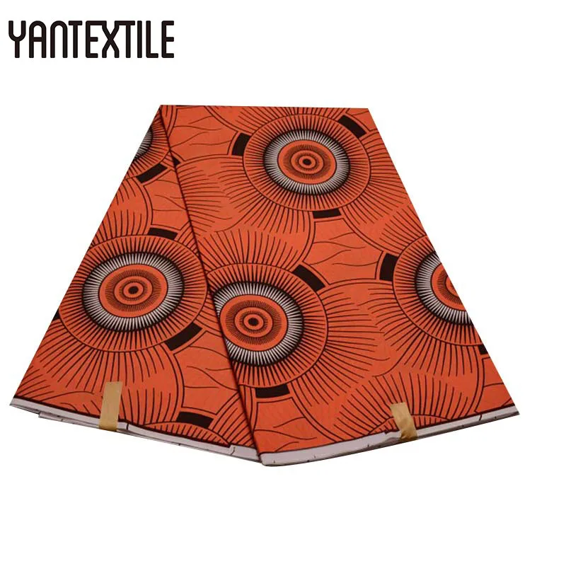 19050007 YANTEXTILE новая Анкара ткань Африканский Голландский Воск Принт Tissu Africain 3 ярдов настоящий воск Африканский батик ткань для свадебного платья - Цвет: 19050007