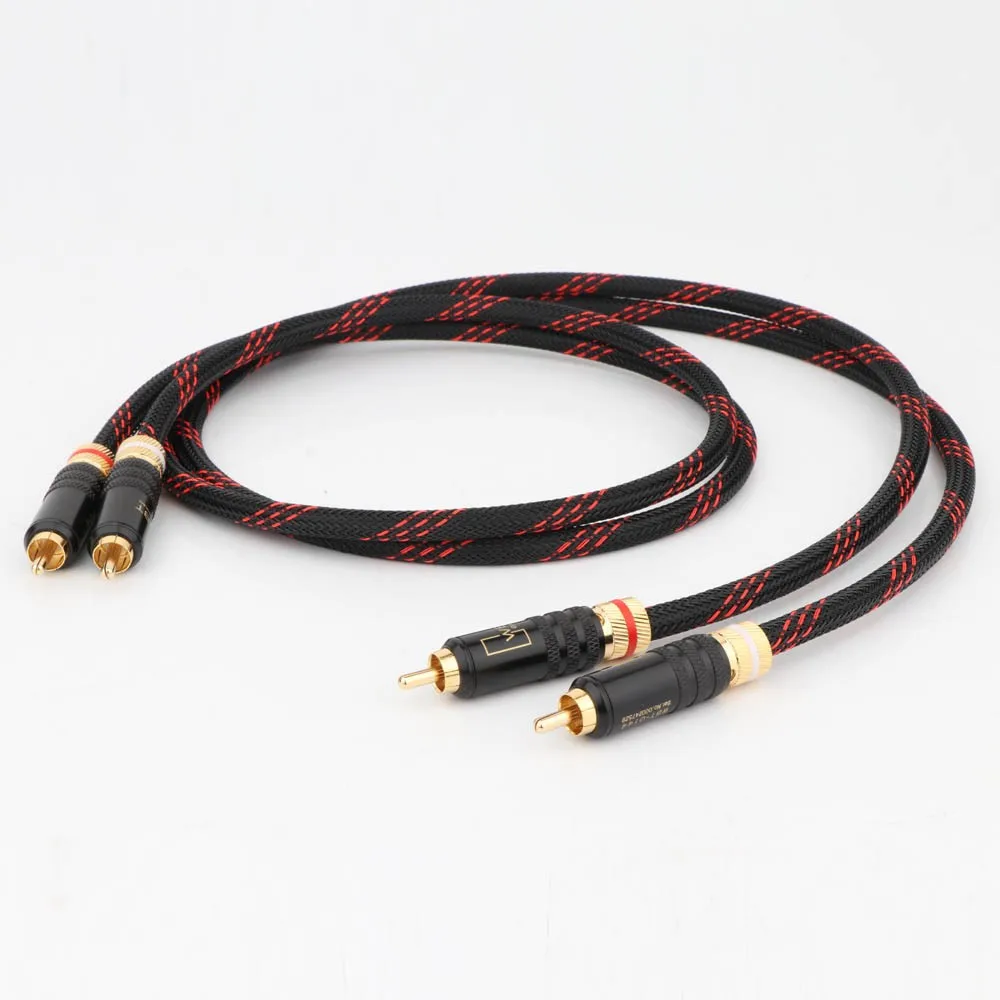 

Hi End Audio Cable High End HIFI RCA Audio Cables With WBT Plug Audio Cable