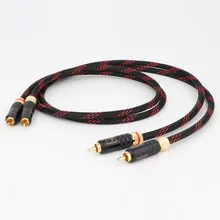 Hi End Audio Cable High End HIFI RCA Audio Cables With WBT Plug Audio Cable