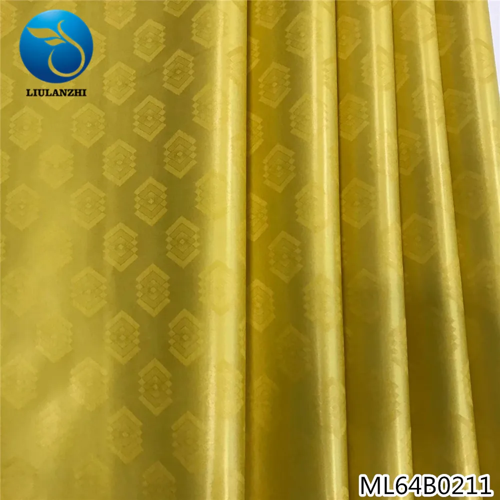

LIULANZHI cotton riche african bazin high quality 10 yards brocade riche cotton bazin tissu for cloth ML64B02