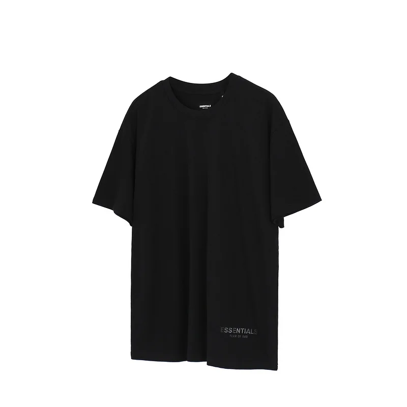 

Men T Shirt Hip Hop 2021 FOG Streetwear Tshirt Print Harajuku Summer Short Sleeve T-Shirt Cotton Tops Tees Oversize for 130kg