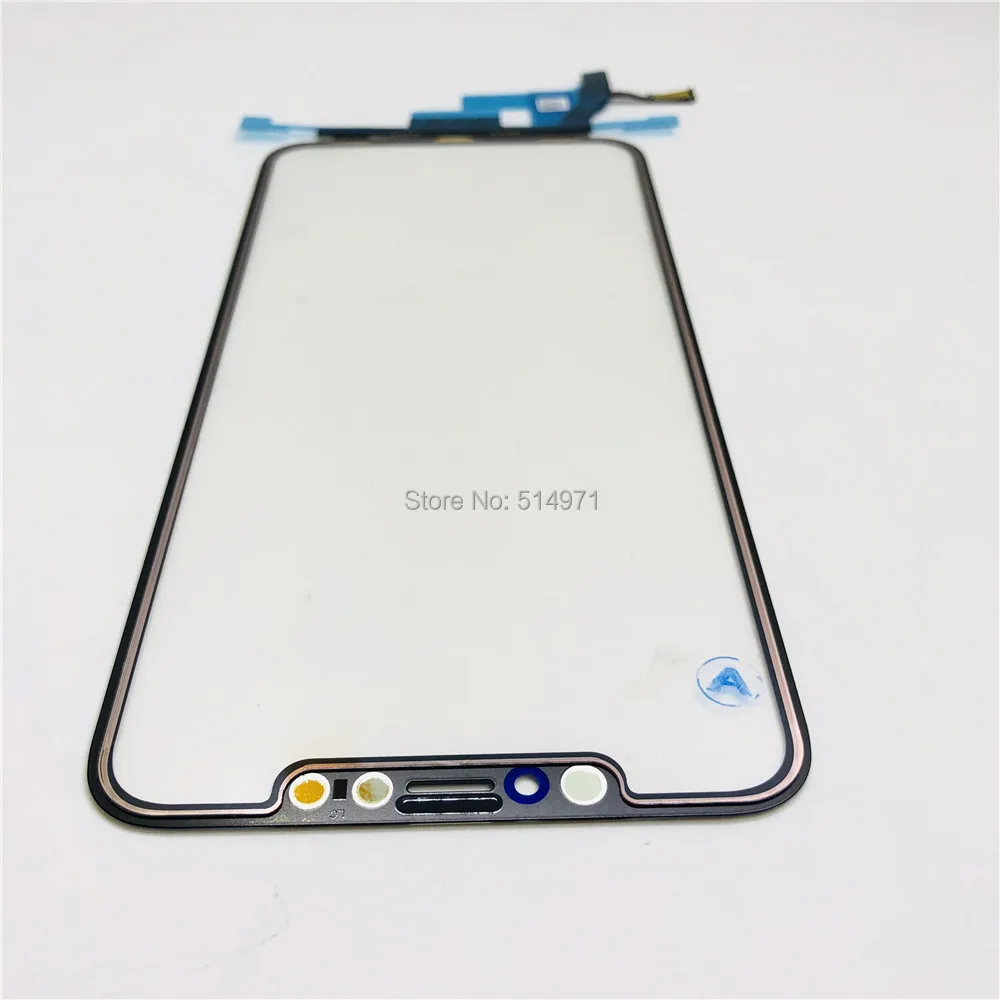 10 шт. сенсорный экран дигитайзер панель для iPhone 11 12 pro X XS max XR Переднее стекло