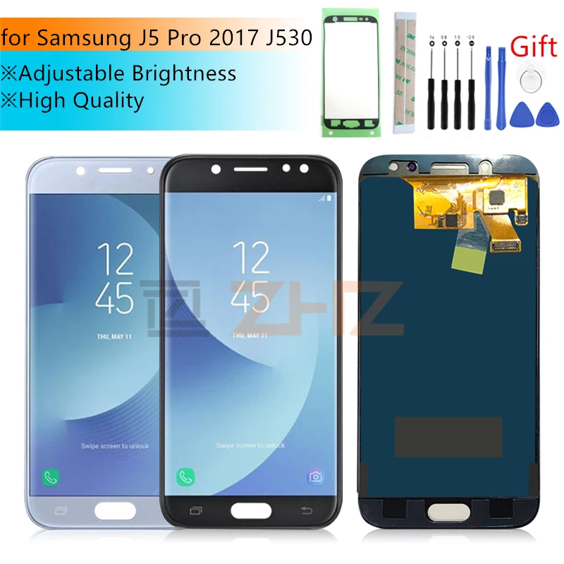 Для samsung Galaxy J5 pro lcd J530 2017 кодирующий преобразователь сенсорного экрана в сборе J530F