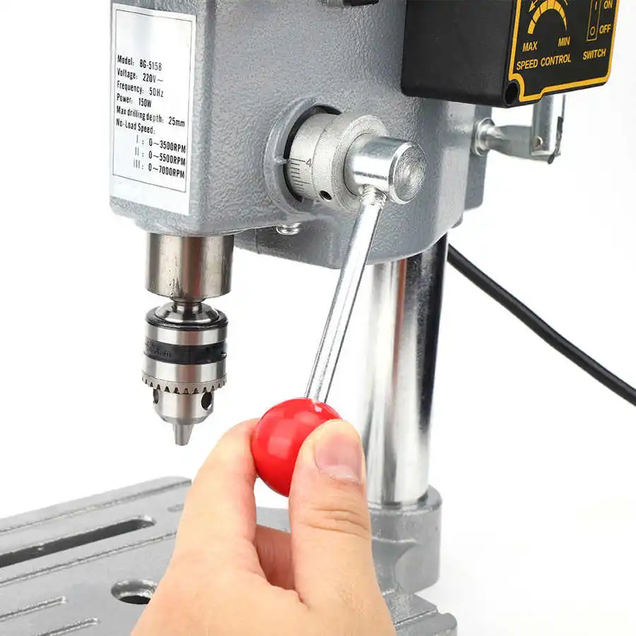 Сверлильный станок электрическая настольная мини дрель 150 Вт с регулируемой