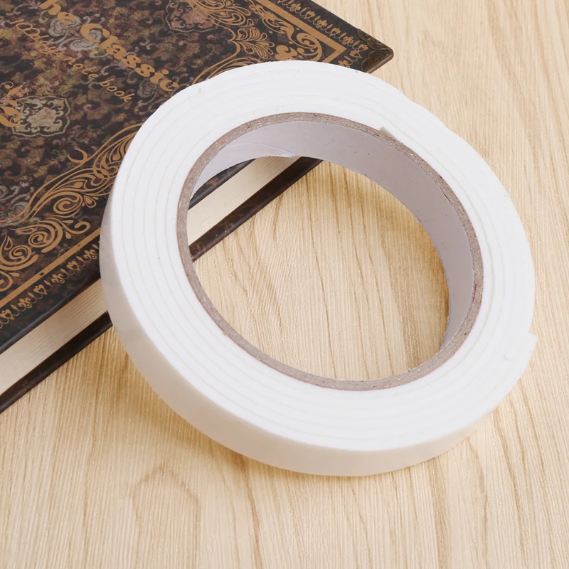 

2m 16mm Strong Double Sided Sticky Adhesive Foam Tape For Home Office Stationery 203B