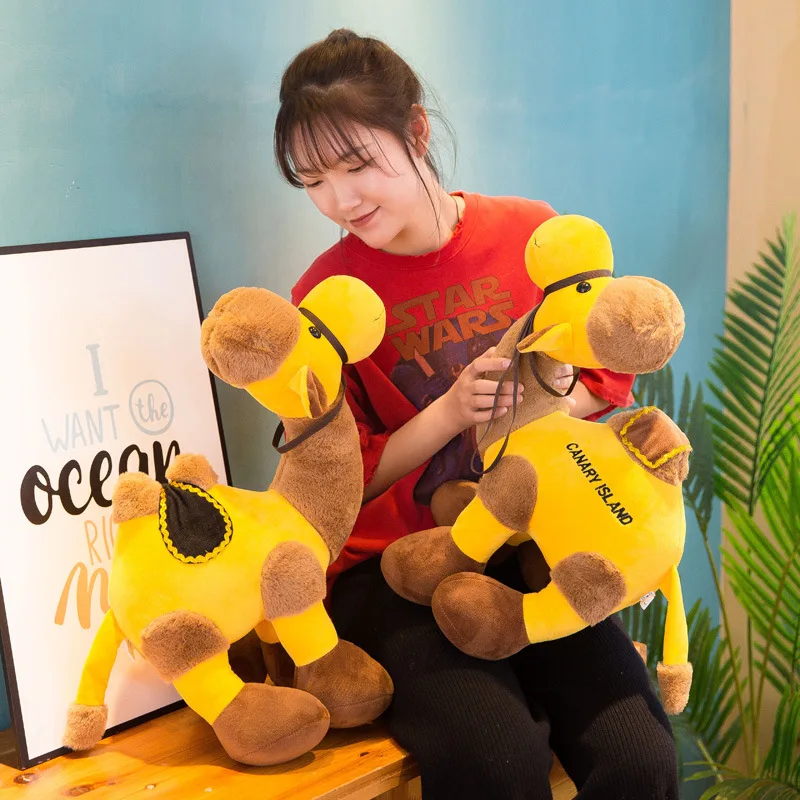 Пустыня яркая игрушка кукла имитация верблюда мультяшная мягкая подарок для