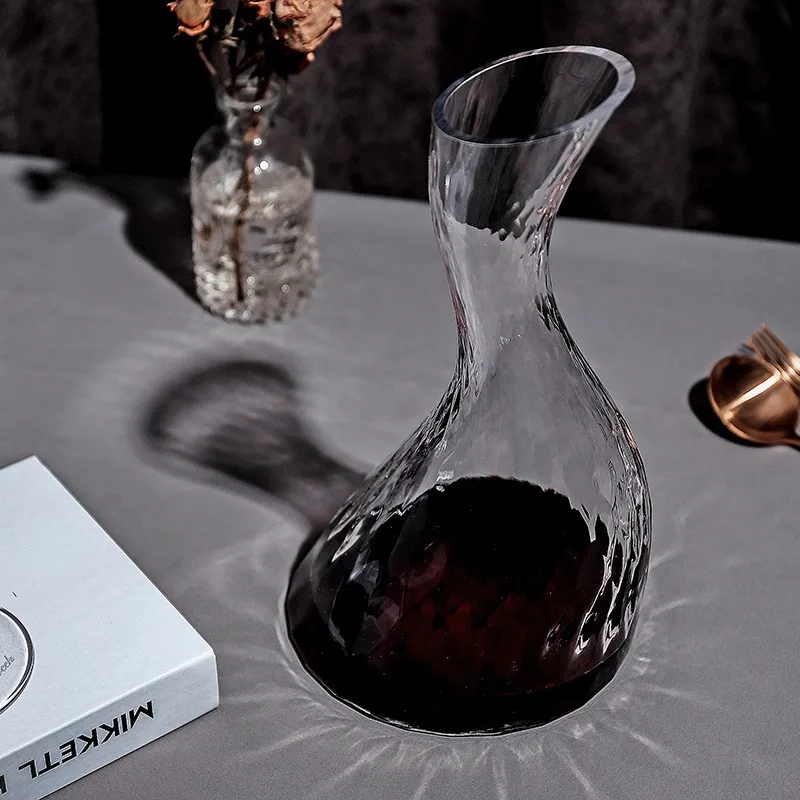 Большой Графин для вина 1300 мл красное вино коньяк шампань бокалы бутылка