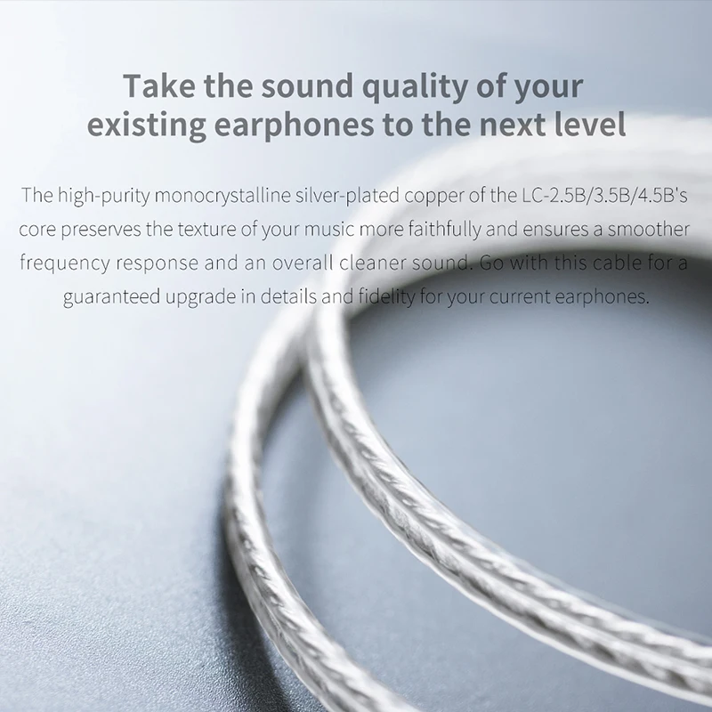 FiiO LC 2.5B/3.5B/4.4B MMCX сбалансированный Наушники Замена кабеля для Shure / Westone JVC