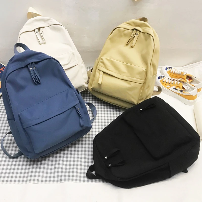 

2021 Backpack New Trend Female Backpack Fashion Nylon Women Backpack Anti Theft Laptop Shoulder Bags Girl School Bags Student