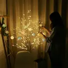 Рождественское украшение, Имитация белой березы, лампа на Хэллоуин, Рождество, внутреннее украшение, ночсветильник для комнаты, новый год 2022