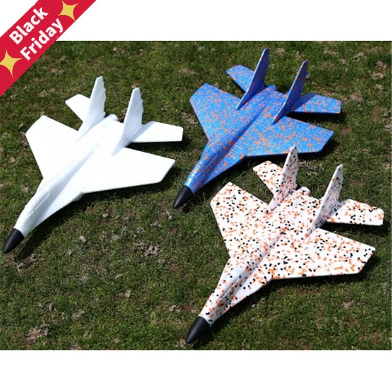 

Ручной бросок Летающий планер истребители пена модель аэроплана вечерние сумки наполнители Летающий планер самолет для детской игры Детск...