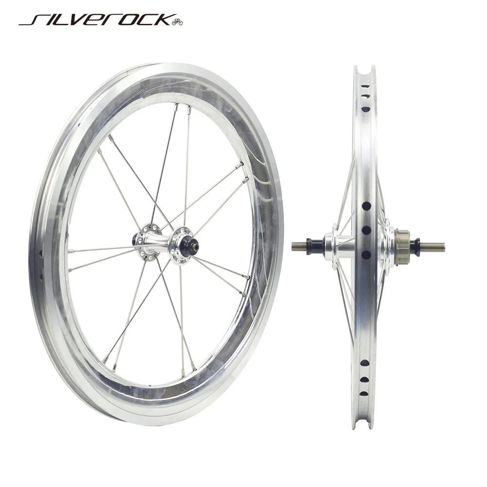 

SILVEROCK SR40 Bike Wheelset External 1-3 Speed 16 x1 3/8" 349 Rim For Brompton 3sixty Folding Bike Wheels