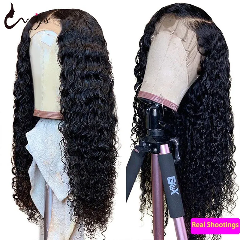 Перуанские свободные волнистые парики фронта шнурка 13x4 дюйма человеческие