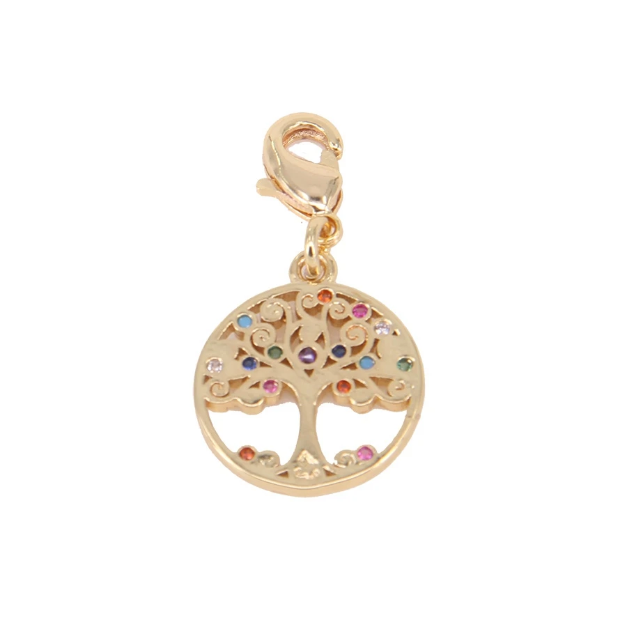 Hemiston Томас дерево глаз розовое солнце и луна Цвет циркон для женщин девушек