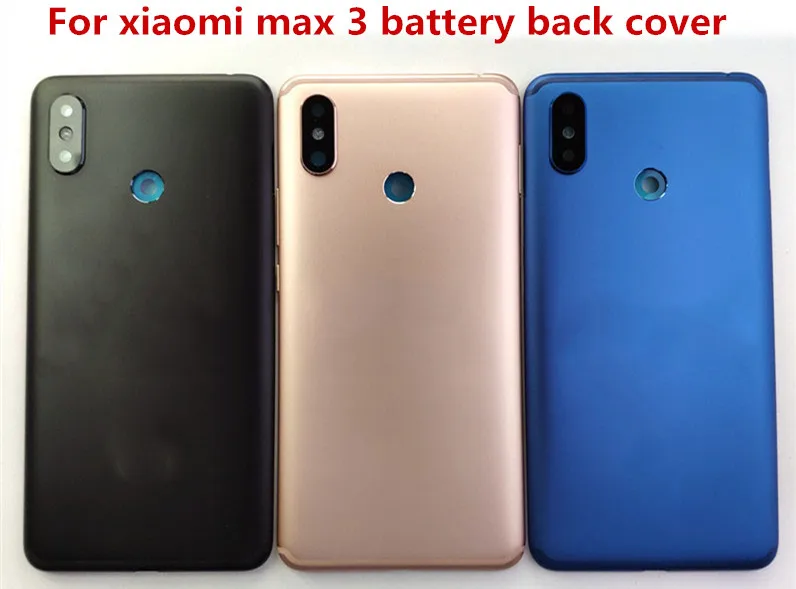 

Крышка батарейного отсека для Xiaomi Mi Max 3 Max3 + для Xiaomi Mi Max 3 передний корпус рамка ЖК-дисплея (без боковой кнопки) Детали