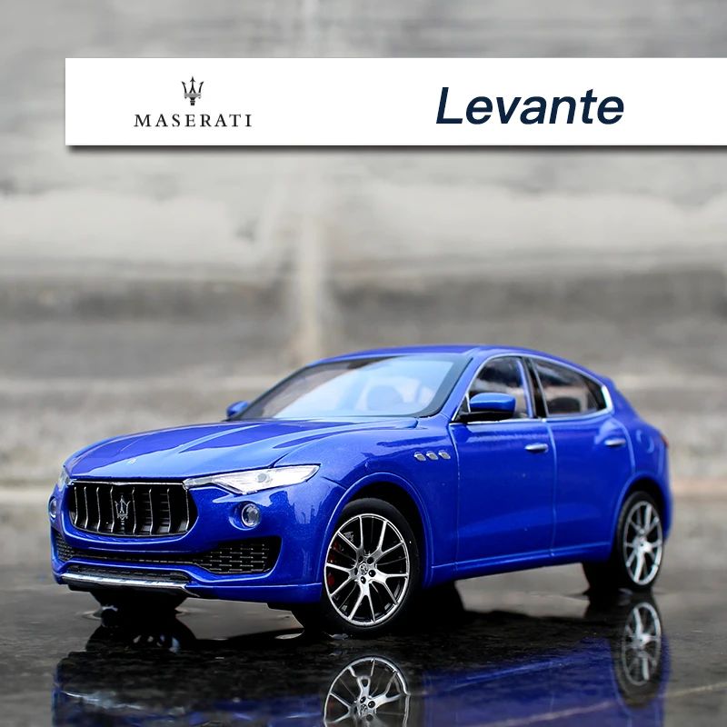 Welly 1:24 Levante Maserati синий автомобильный брелок для автомобильных ключей