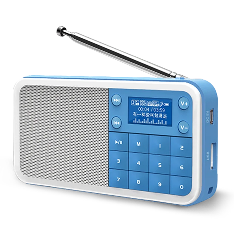 Портативный цифровой FM-радиоприемник карта памяти Walkman музыкальный mp3-плеер с