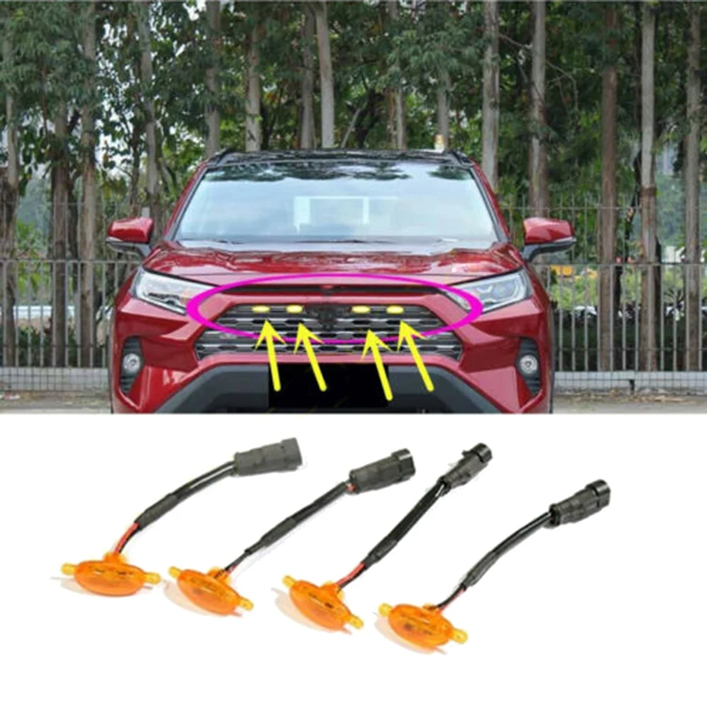 

Raptor Style Grille Running Lights Replacement 4pcs DRL LED High Quality
