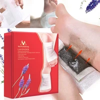 10pcsbox foot lavender detox patches pads slimming body nourishing repair foot patch improve sleep slimming patch