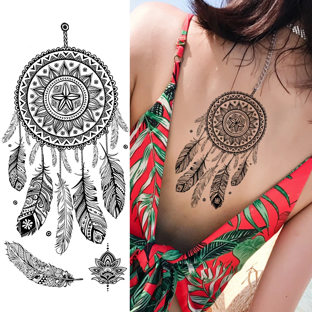 Реалистичная поддельная Водонепроницаемая временная татуировка со звездами