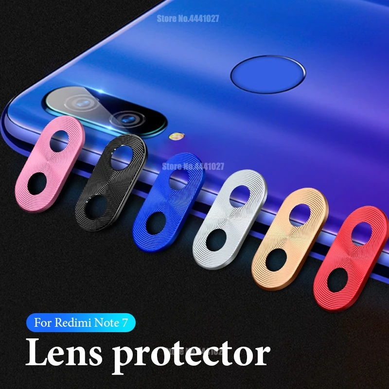 Защита объектива камеры металлическое кольцо для Xiaomi Redmi 7 Note 7 8 7 Pro Защитная крышка камеры для Xiaomi Redmi Note 8 7 Pro