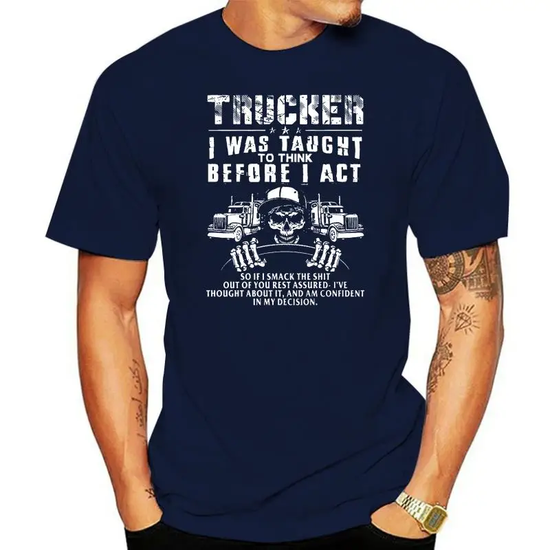 

Мужская футболка, футболка грузовика, которую я научился думать раньше, я играю в футболку для женщин и мужчин