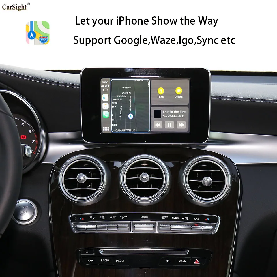 Apple CarPlay и Android автоматическое подключение через USB-кабель/Wifi Bluetooth для GLA X156 App от