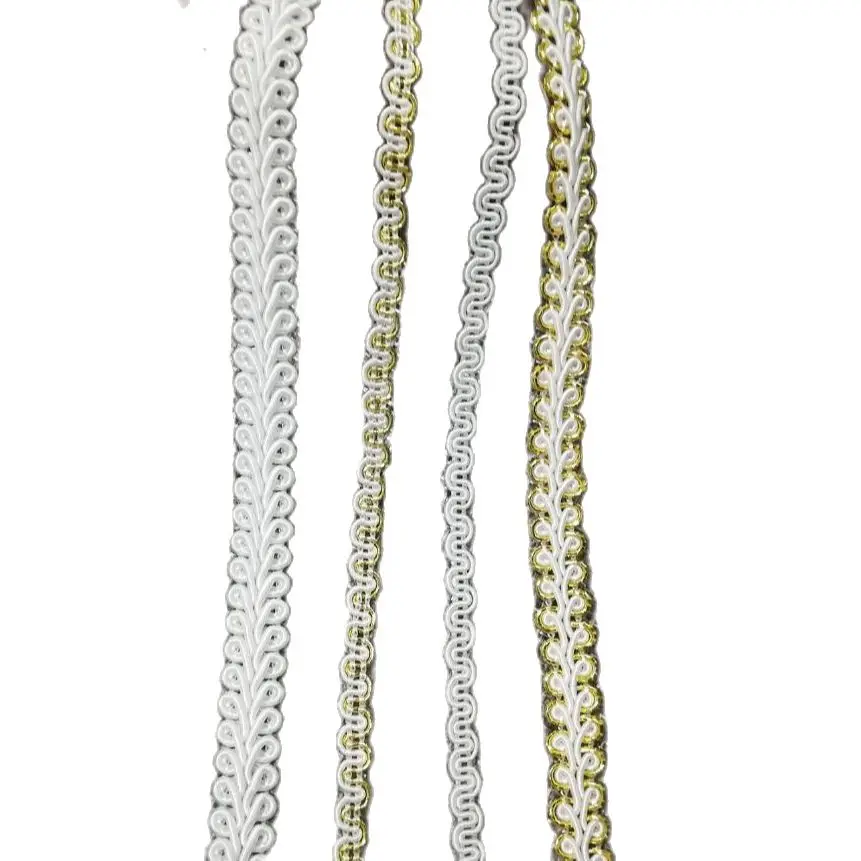 1 ярдов последние высокое качество расшитое золотистым кружевом ткань Гипюр