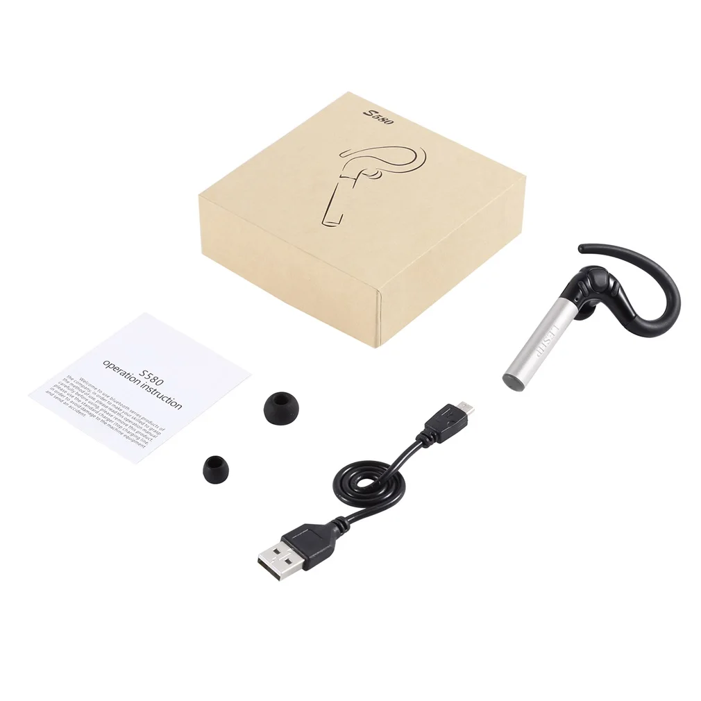 Headset Wireless Earphone HD Stereo Headphone Handsfree Car Earphones Support A2DP Music Playback