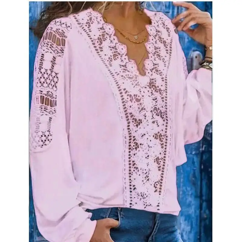 

Hollow out fashion solid t-shirts women tees V-neck 2021 clothing tops woman loose high quality female clothes