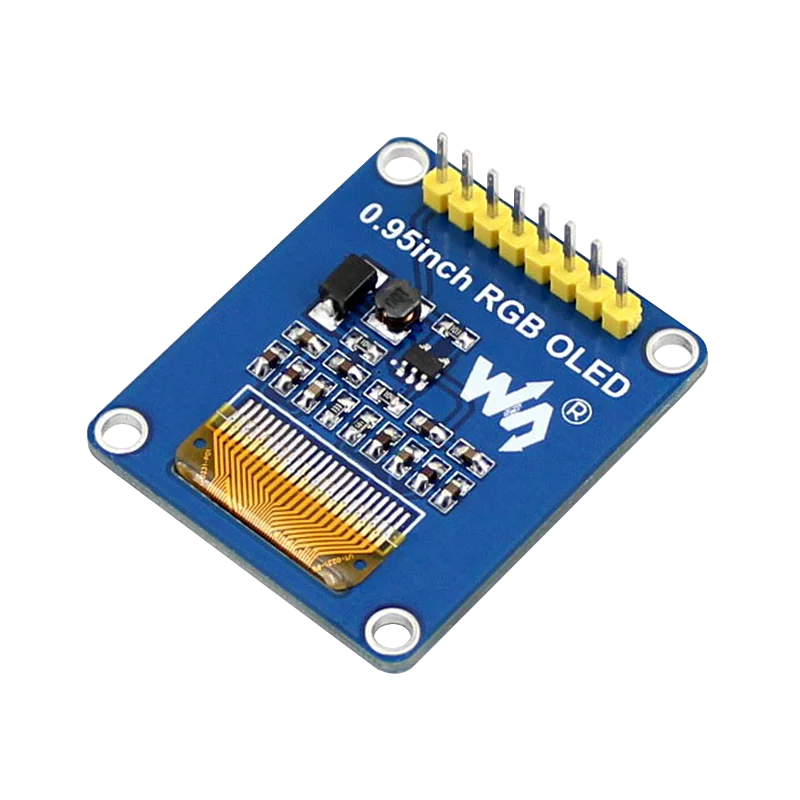 0 95 дюймовый дисплейный модуль OLED RGB SPI интерфейс прямой/вертикальный Pinheader SSD1331