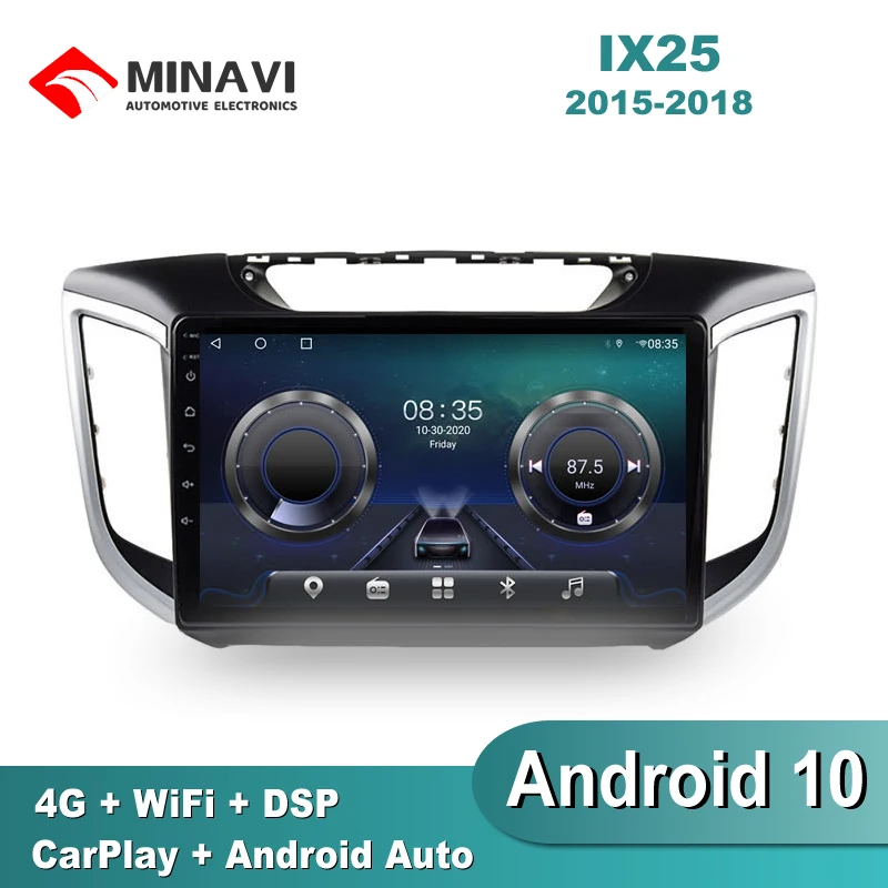 Автомобильная Мультимедийная система стерео-система на Android 10 с GPS видеоплеером