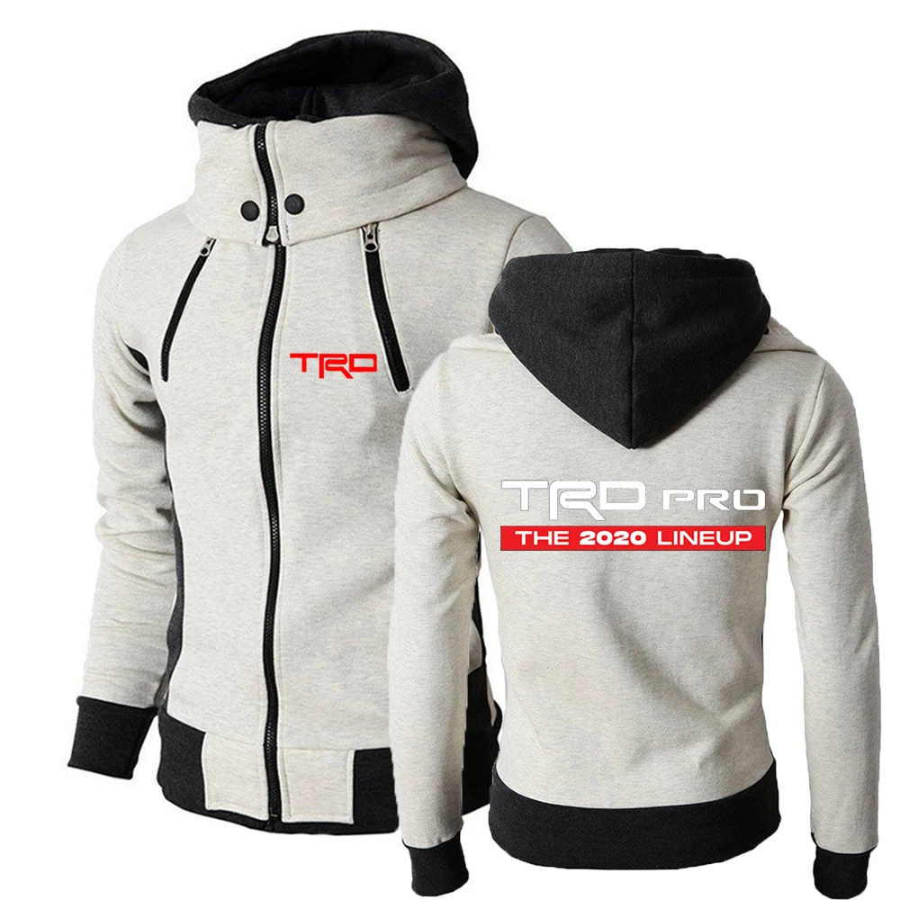 

NEW Unisex Men TOYOTA Trd Pro Classic Comfortable Print Sportswear Hooded Coat Fitness Pocket Male Wild Zipper Sweatshirt Hoodie