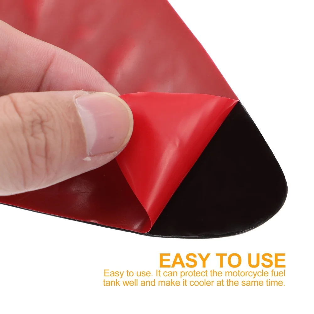 

1 Pair Rubber Fuel Tank Pads Tank Stickers Protector Knee Pad for Motorcycle