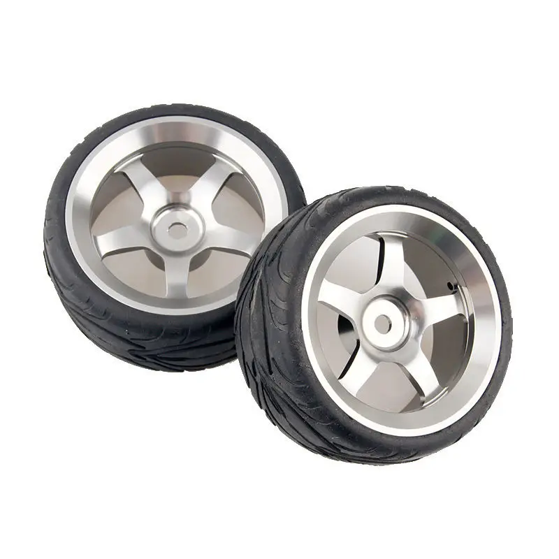 Серая алюминиевая резиновая шина RC 105 для HSP HPI 1:10 внедорожника|Детали и